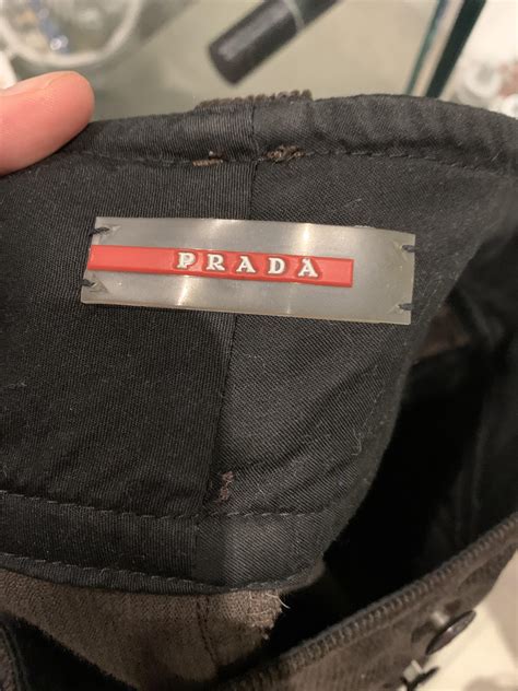 vintsge prada puller look like|vintage prada labels.